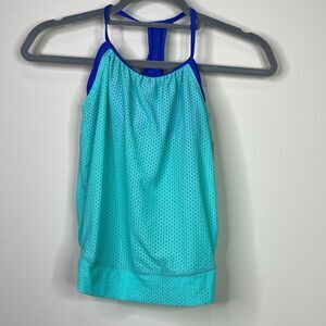 New Speedo Mesh Tankini Swim Top Youth Children's Girl's Size 8